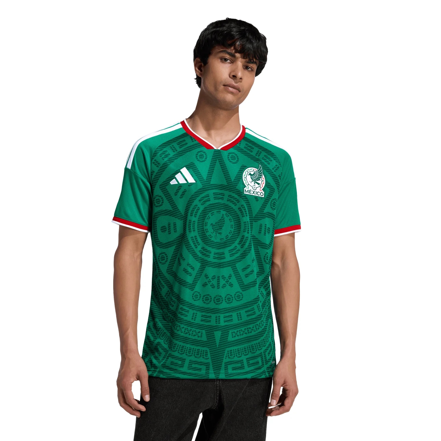 Mexico 2026 Home Jersey Men’s – CLIMACOOL+ Slim Fit Green Football Shirt