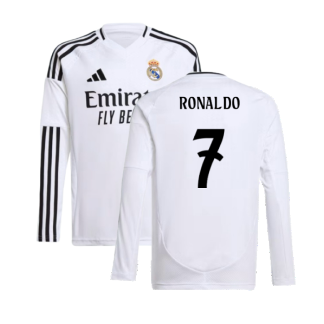 Pro Style Real Madrid Home Pro Shirt 2024-2025 (Kids) (2)