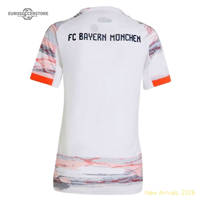 2025-2026 Bayern Munchen Away Top Soccer Shirt (Womens)