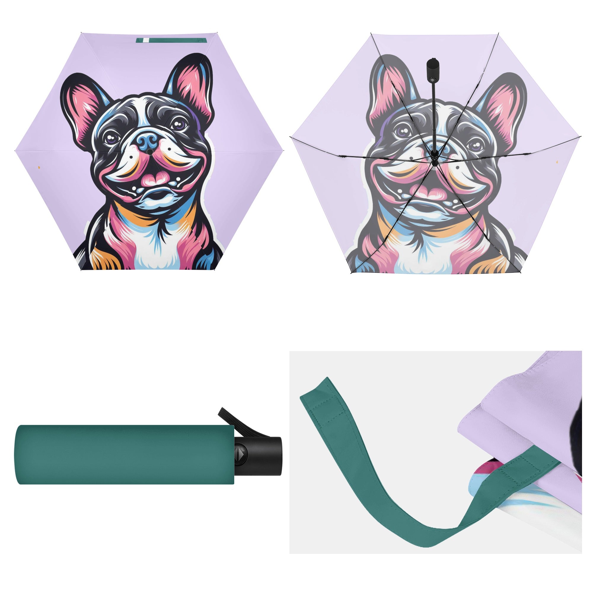 French Bulldog Princess - Frenchie Umbrella Winter Wear