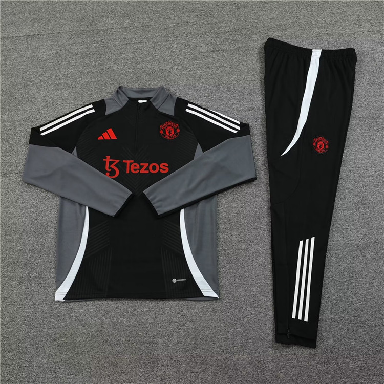 Moisture Wicking Man Utd Manchester United 2425 Grey Tracksuit
