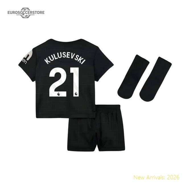 2025-2026 Tottenham Away Baby Kit (Kulusevski 21) In Multiple Youth