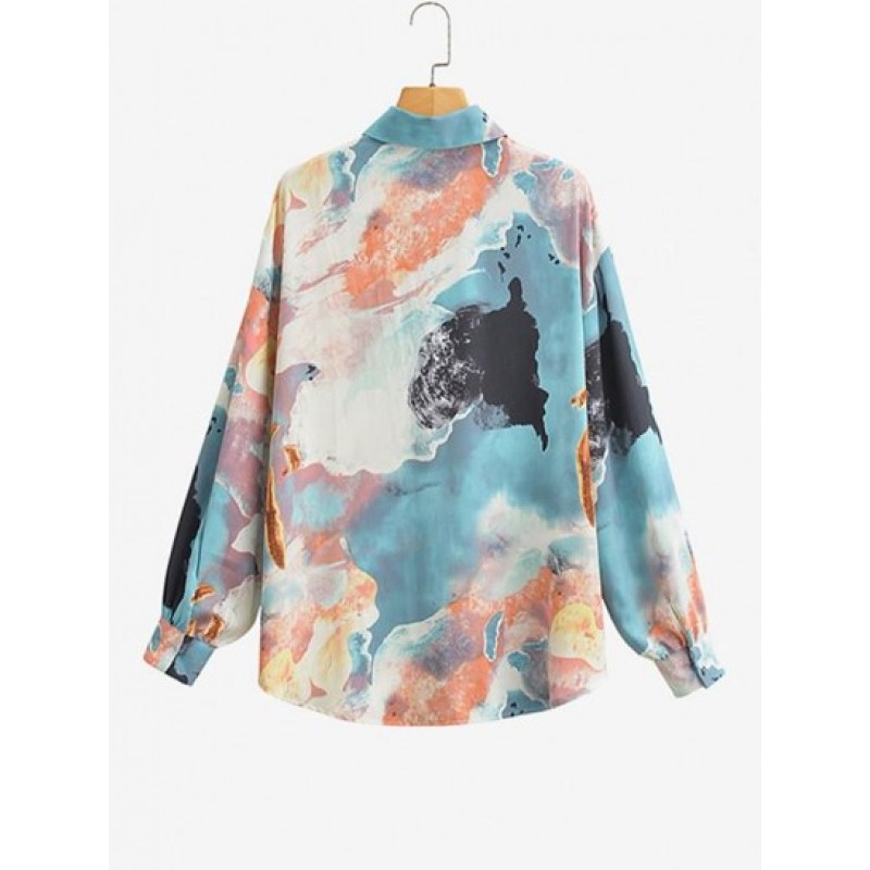 Tie Dye Long Sleeve Shirt WB6706
