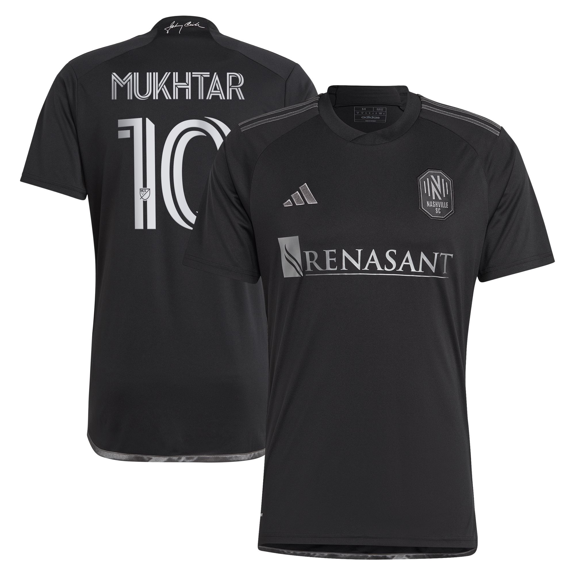 [JED] Youth Hany Mukhtar Nashville SC 2023 Man In Black Kit Replica Player Jersey - Black
