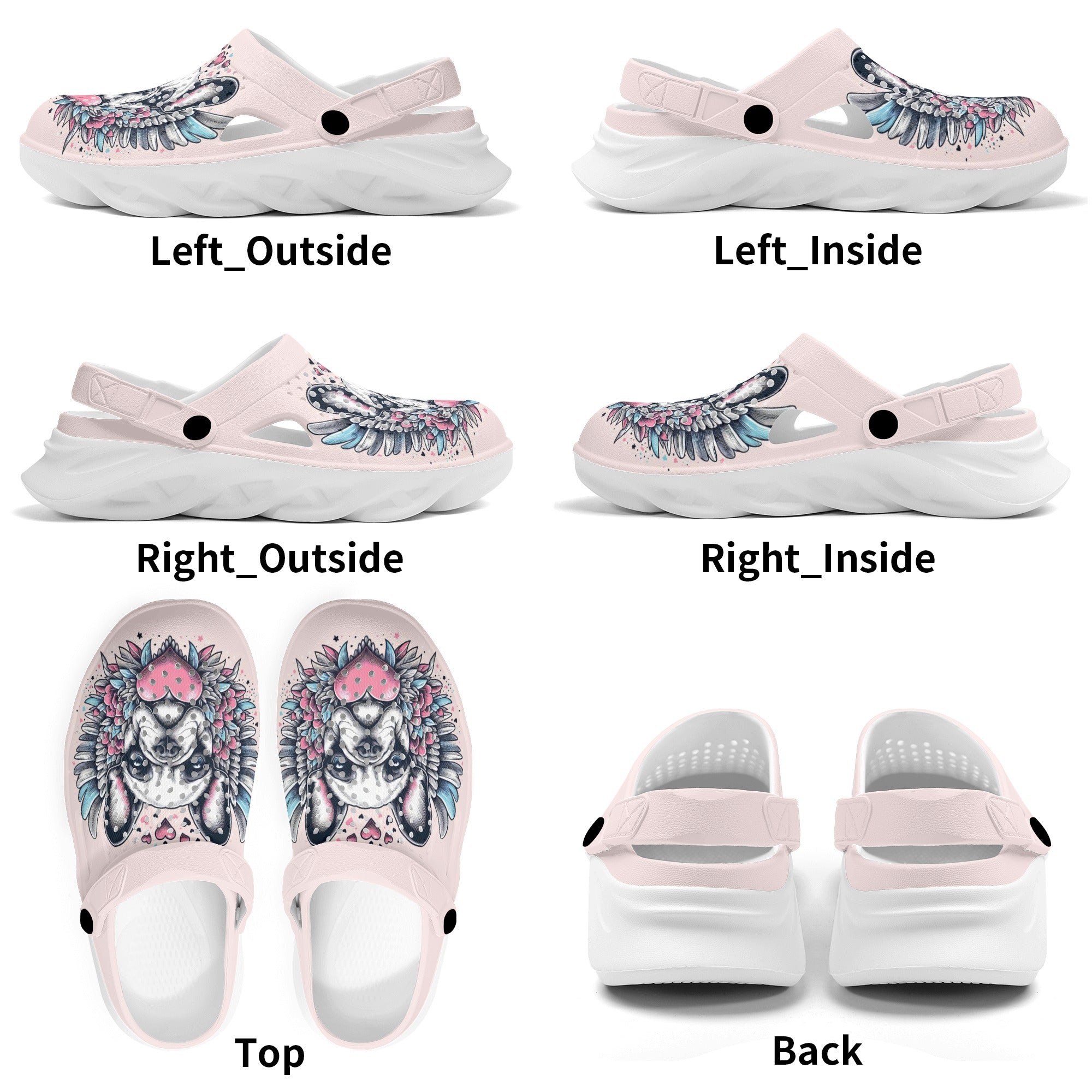 French Bulldog Jack Summer Hollow Out Clogs Cute Frenchie Essential