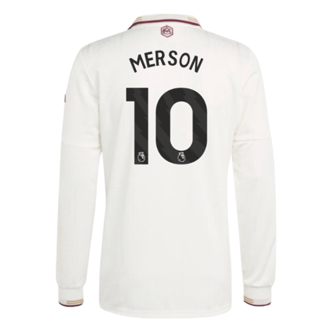 Arsenal Football Club Official 2025-2026 Home Shirt (Merson 10) (Me...