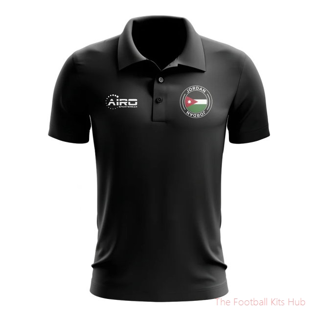 Men Jordan Football Polo Shirt (Black)