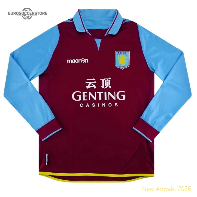 Performance 2012-2013 Aston Villa Long Sleeve Main Shirt