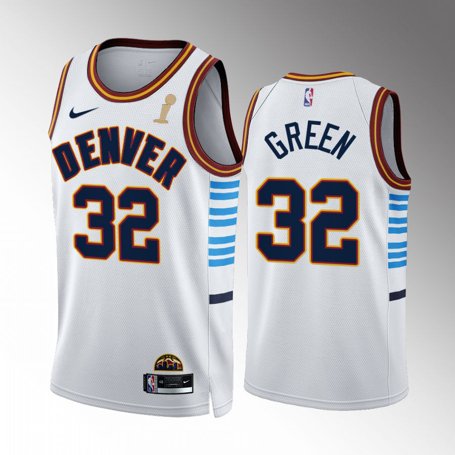 White DEN Denver Nuggets #32 Fan Edition Jersey Basketball Jersey