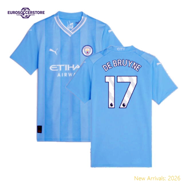 Stylish Man City Ladies Jersey De Bruyne 2023-2024 Dri-fit