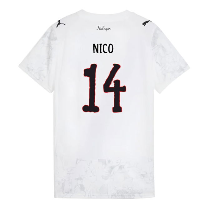 Kids Manchester City Club Contemporary Home Soccer Jersey (Nico 14)