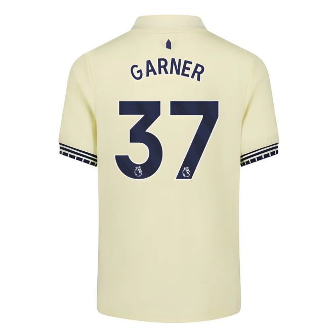 Fashionable 2025-2026 EVE Away Soccer Jersey Garner 37 - Kids Fle#723
