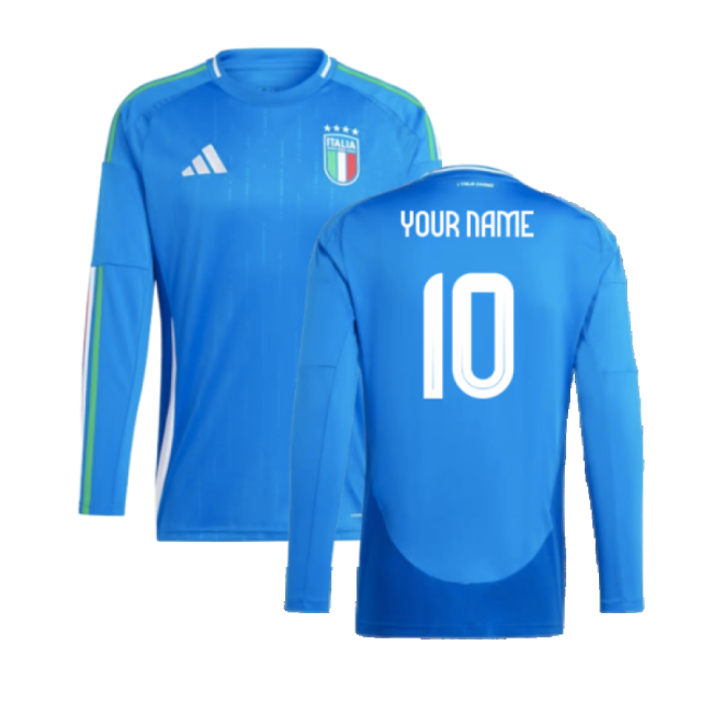 Italy Long Sleeve Home Kit 2024-2025 Fan Edition Jersey