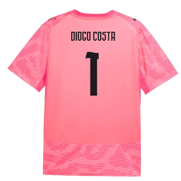 [DDJ] 2026 2027 Portugal Shirt Costa Home Goalkeeper Uniform (Pink) (Diogo 1)