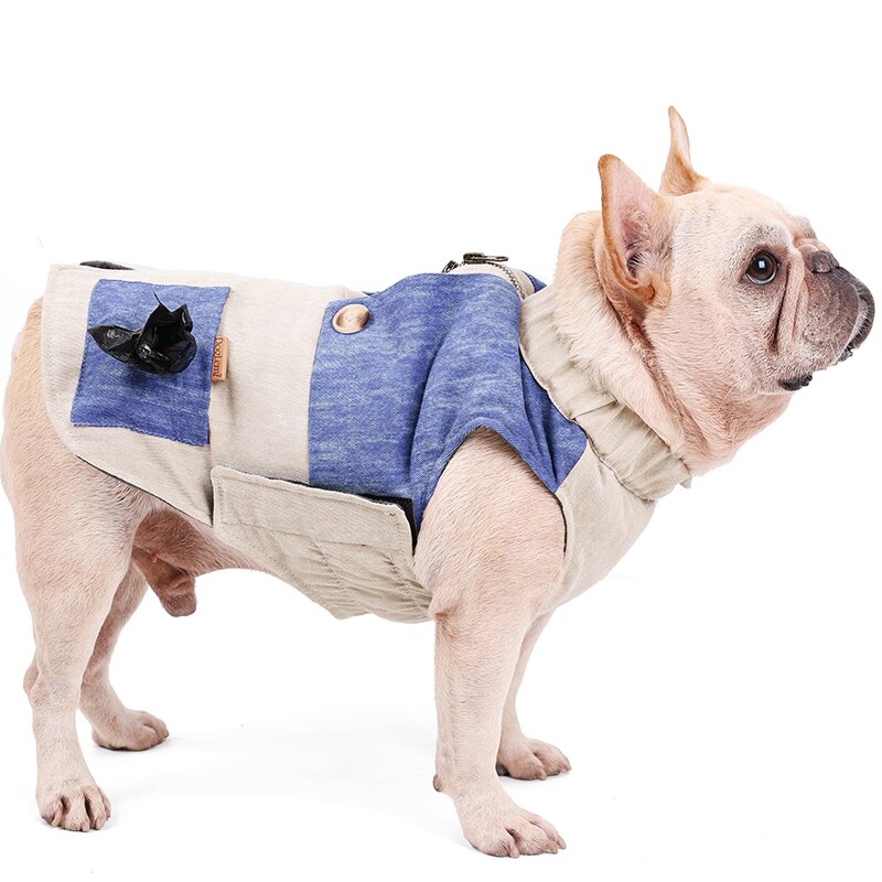 Cozy Warmpaws Premium Zipper Pet Jacket For French Bulldogs - Stay Wa...