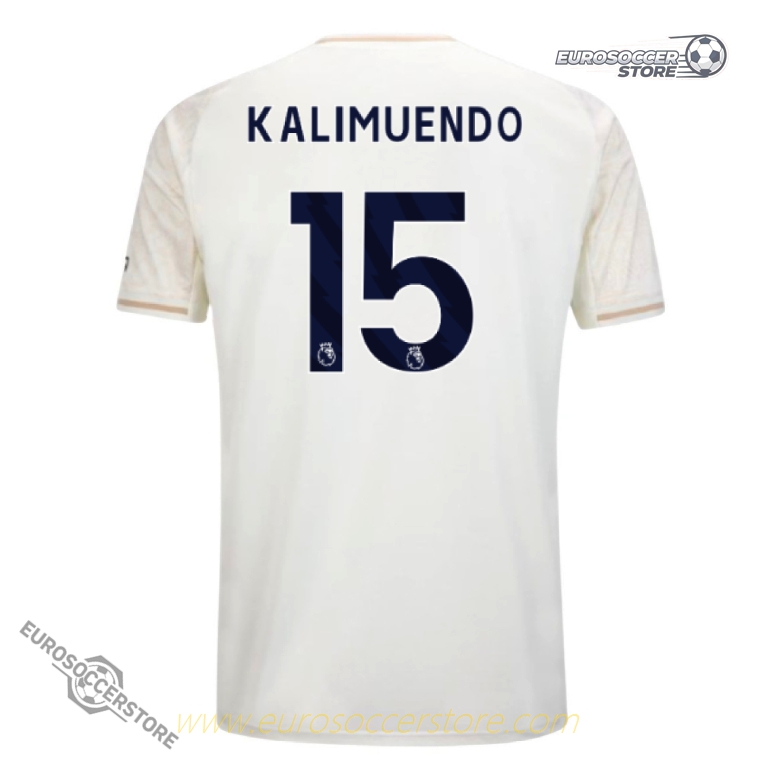 Nottingham Forest 25-26 Season Away KALIMUENDO #15 Football Jersey
