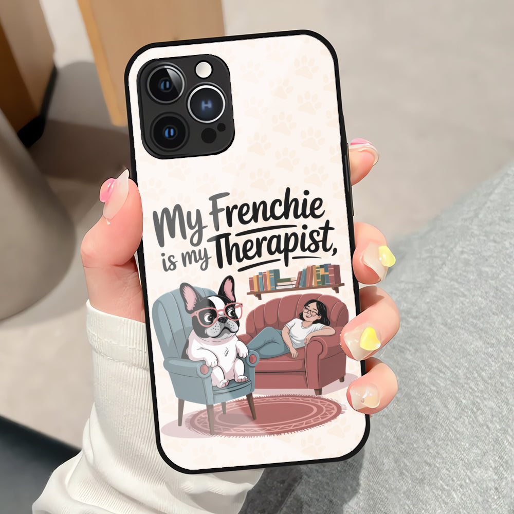 French Bulldog Lola Iphone & Samsung Glass Case Durable Dog Item