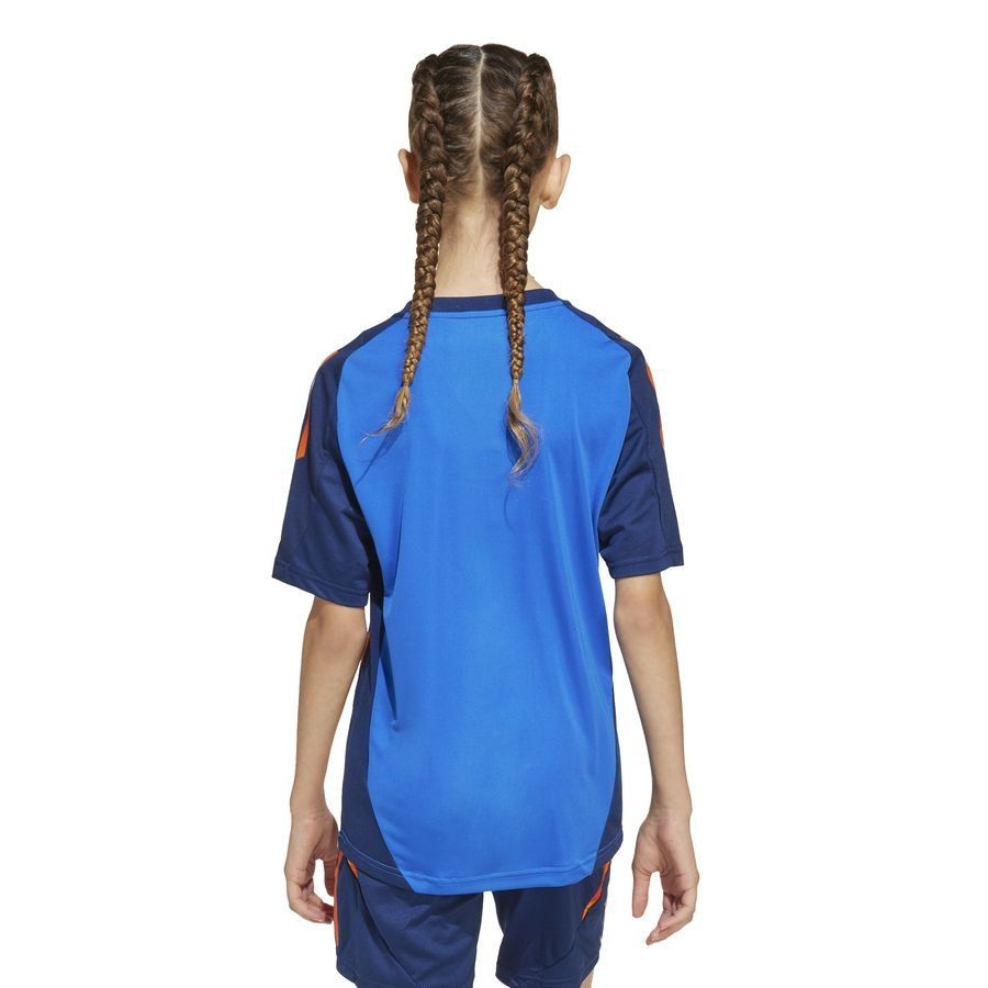 Juventus Training T Shirt Tiro 24 Blue Kids In Multiple Adult Sizes