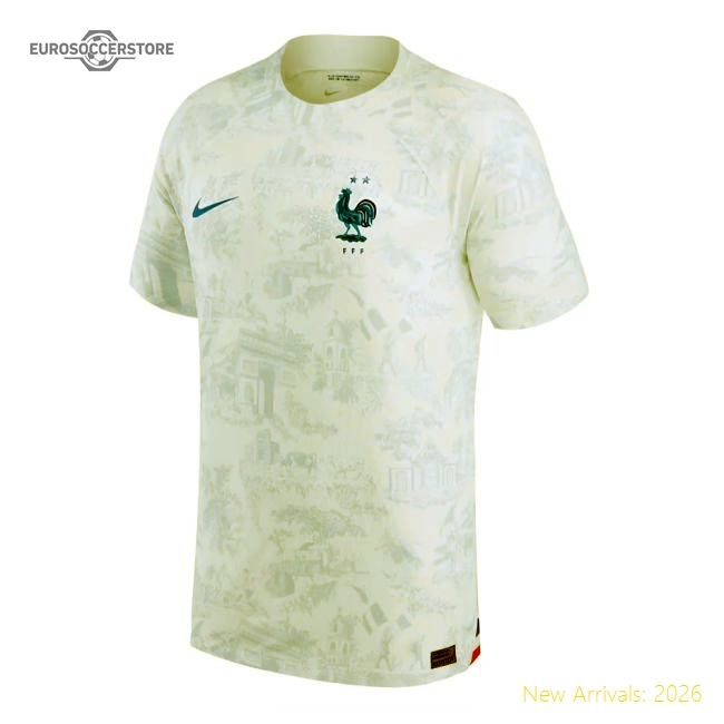 Elite France 2022-2023 Official Away Jersey Temperature-control