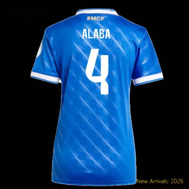 Real Madrid 2024-25 Third Fan Version For Women (Alaba Game Day Jersey