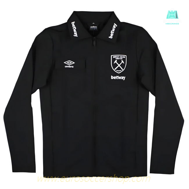 2024-2025 West Ham Presentation Jacket (Black)