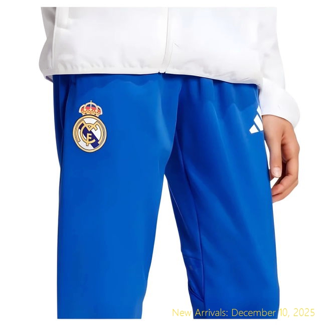Elite 2025-2026 RM Real Madrid EU Training Pants (Blue) - Kids