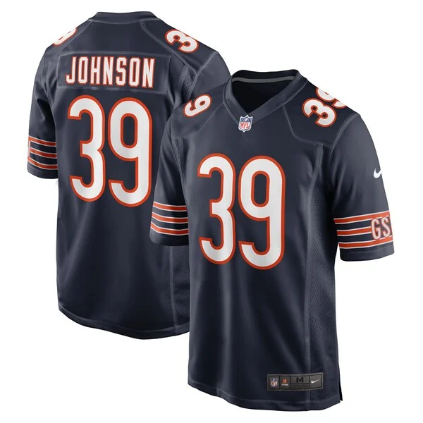 None Quindell Johnson Game Jersey - Navy | NFL Player Jersey