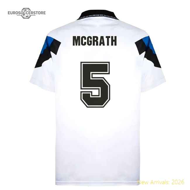 Official Aston Villa 1990 Away Shirt (mcgrath 5) - Premium Quality
