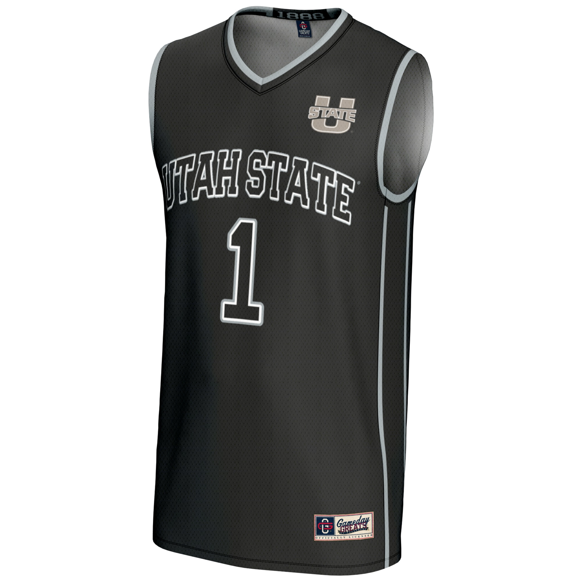 [DDG] Utah State Aggies GameDay Greats Lightweight Basketball Jersey - Black
