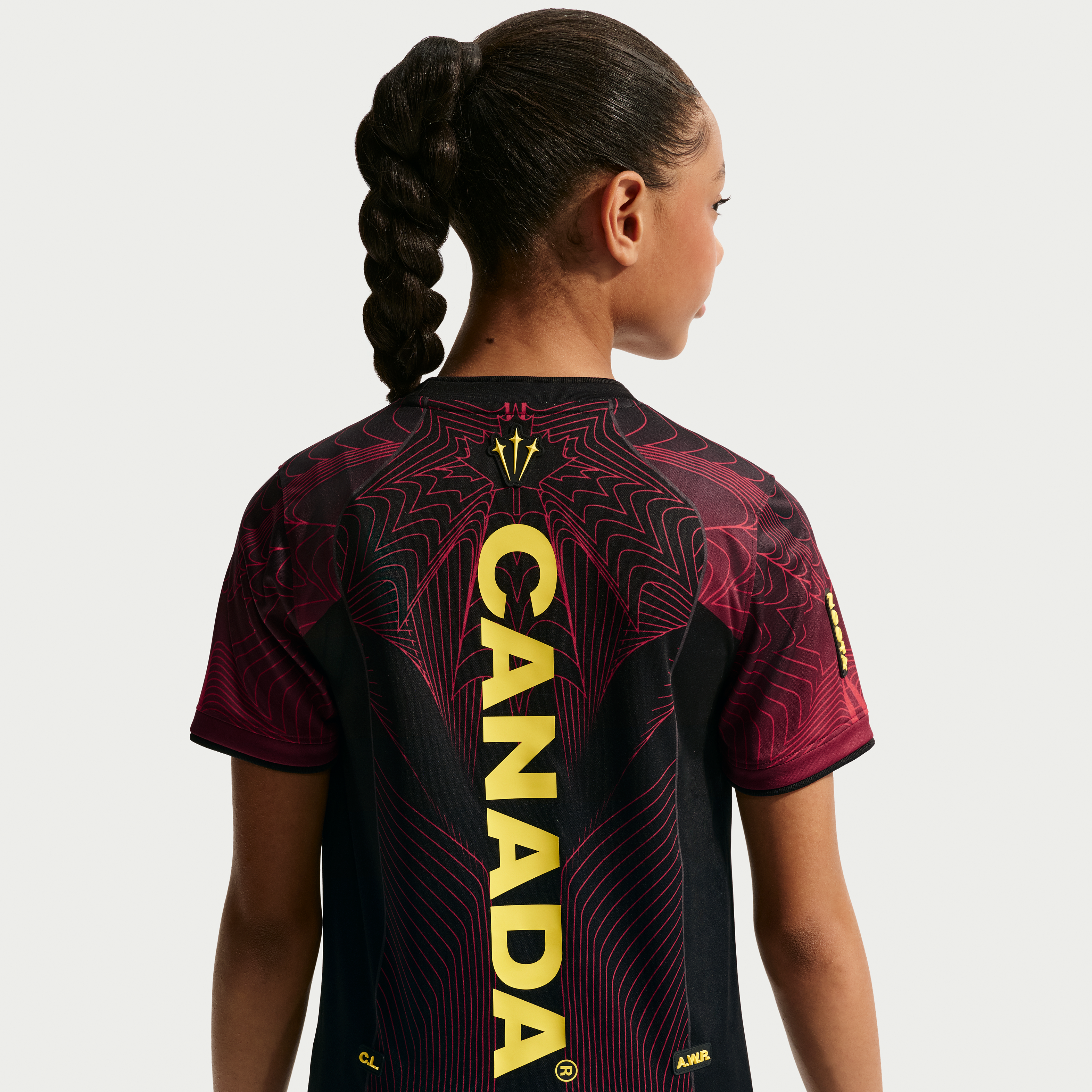 [JED] Canada Soccer x NOCTA Youth 2026 Dri-FIT Pre-Match Jersey Top - Black