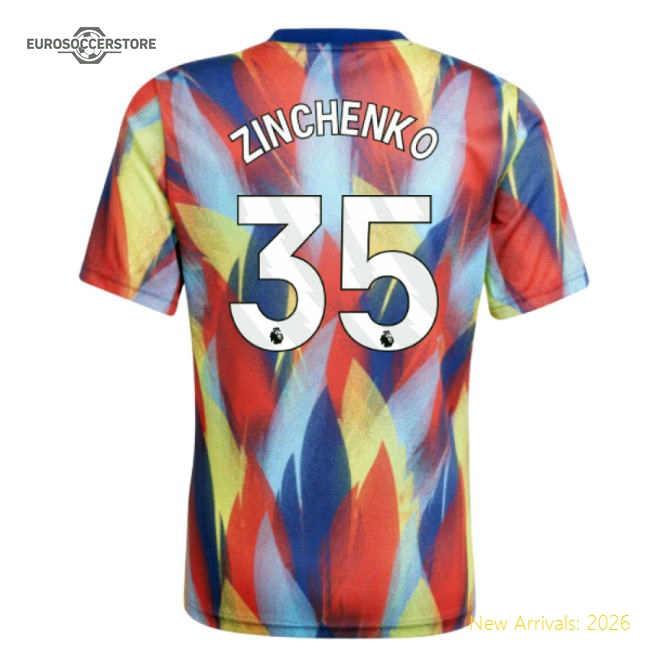 2025-2026 Arsenal Pre-Match Shirt (Victory Blue) - Kids (Zinchenko 35)