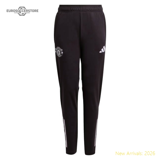 2025-2026 Man Utd Training Pants (Aurora Black) - Kids Match Replica