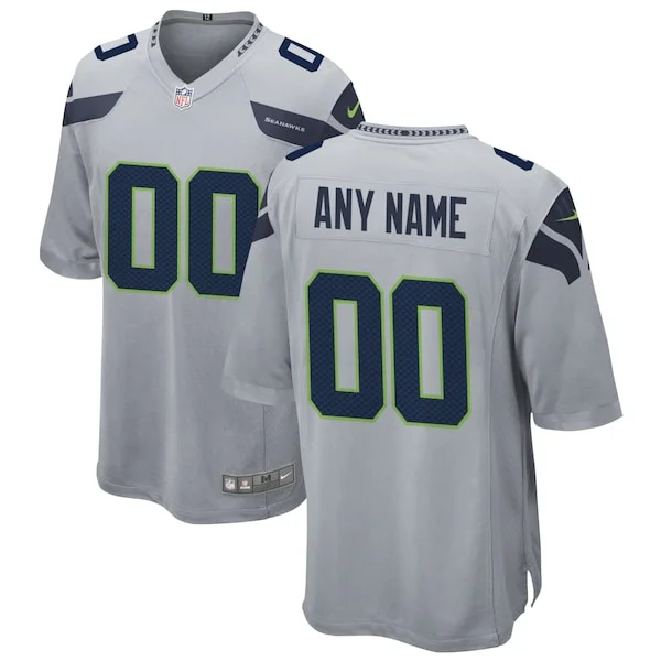 Seattle Seahawks Game NFL Jersey - Gray | Authentic Football Apparel
