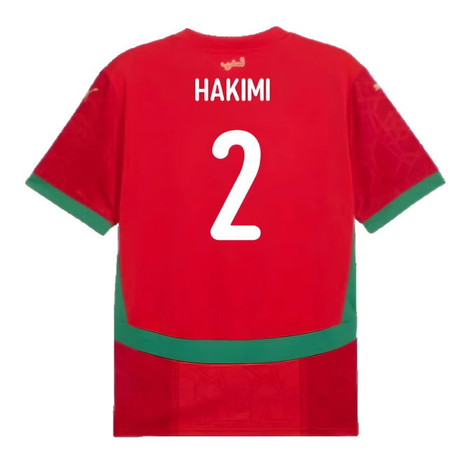 Custom Morocco Home Jersey 2024-2025