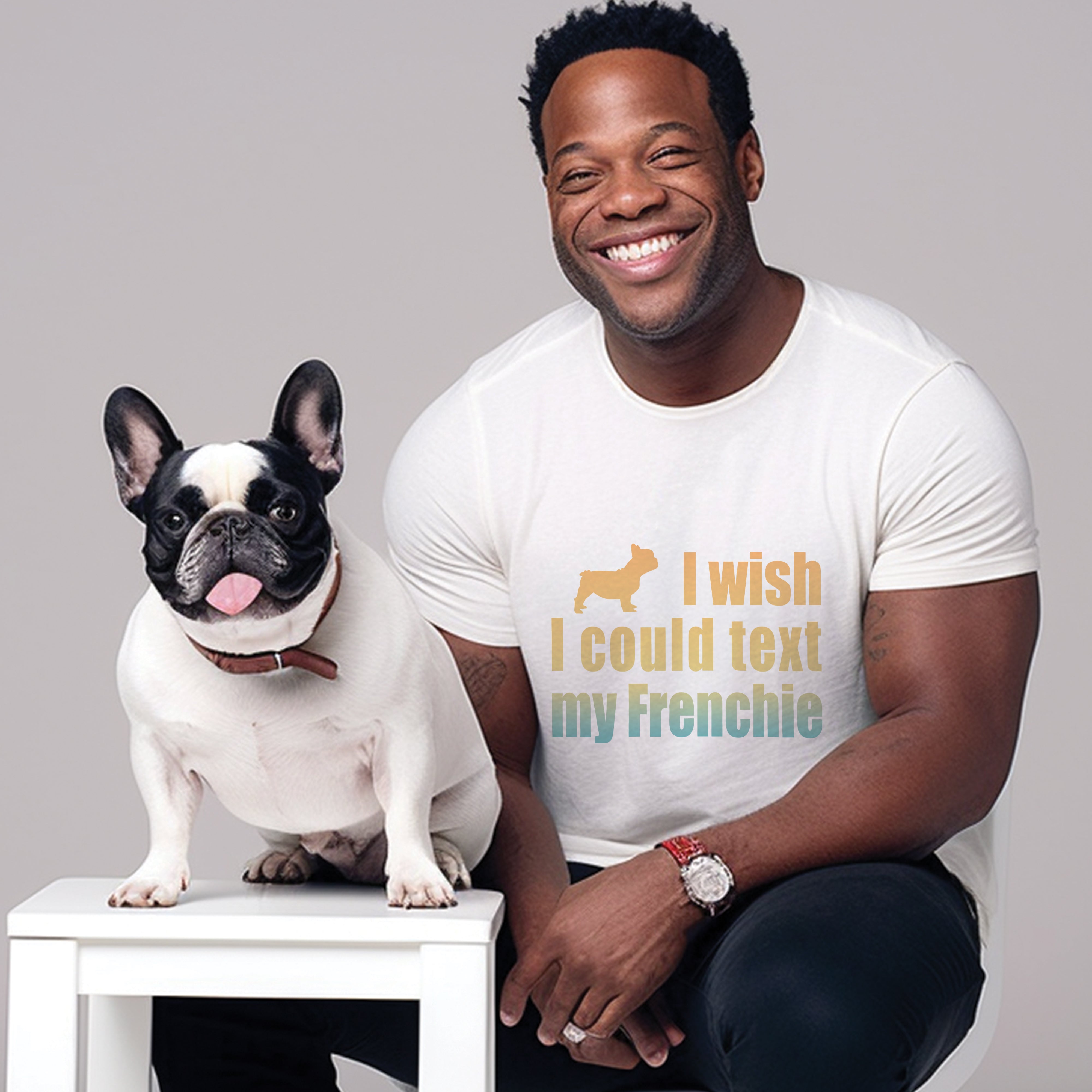 Frenchie conversation - Unisex T-Shirt