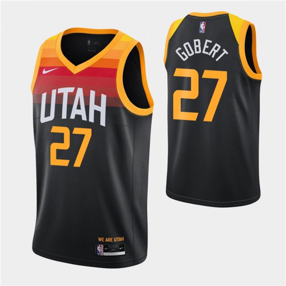 Game Day Limited Edition Men's Jazz #27 Rudy Black Basketball Jersey