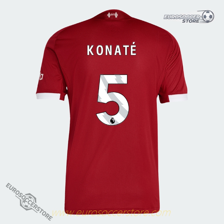 KONATÉ 5: Liverpool's 25-26 Home Jersey (Player Version)
