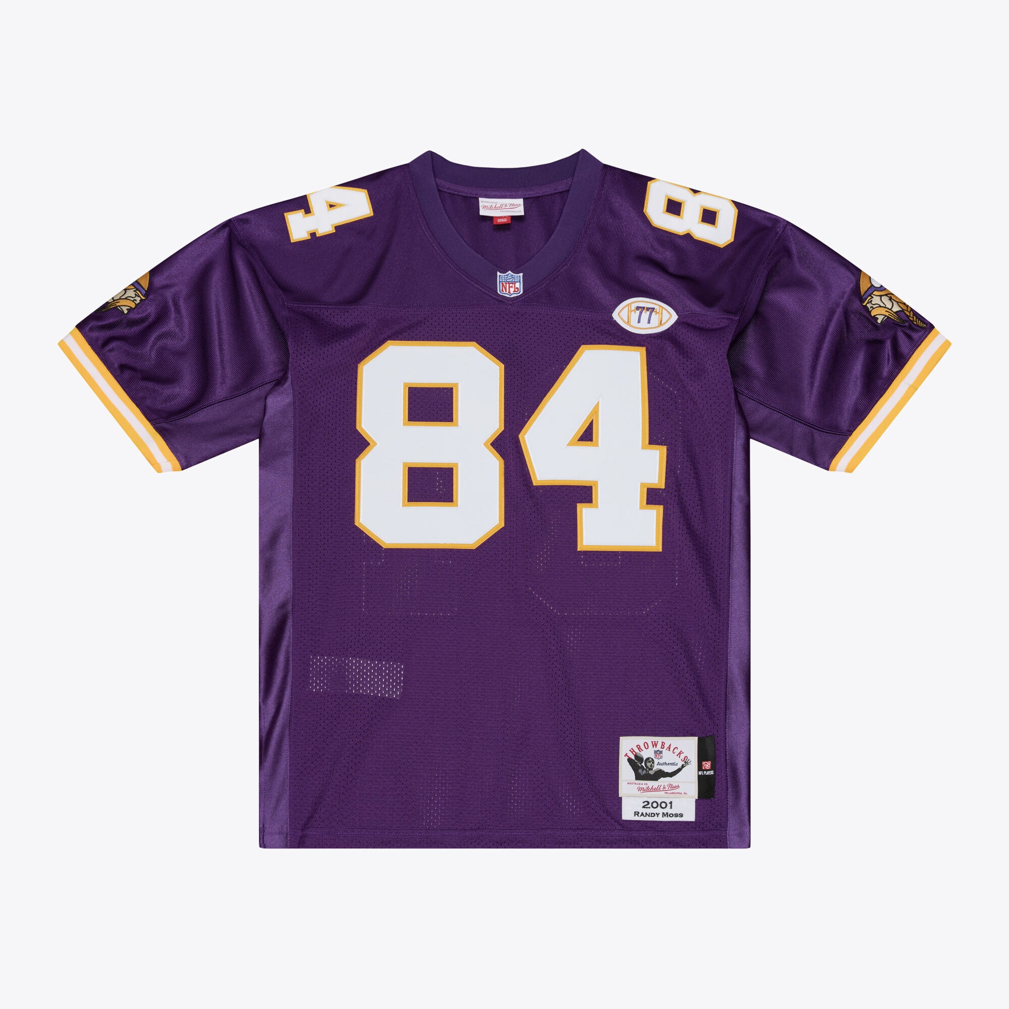 [JED] Randy Moss Minnesota Vikings 2001 Authentic Throwback Jersey - Purple