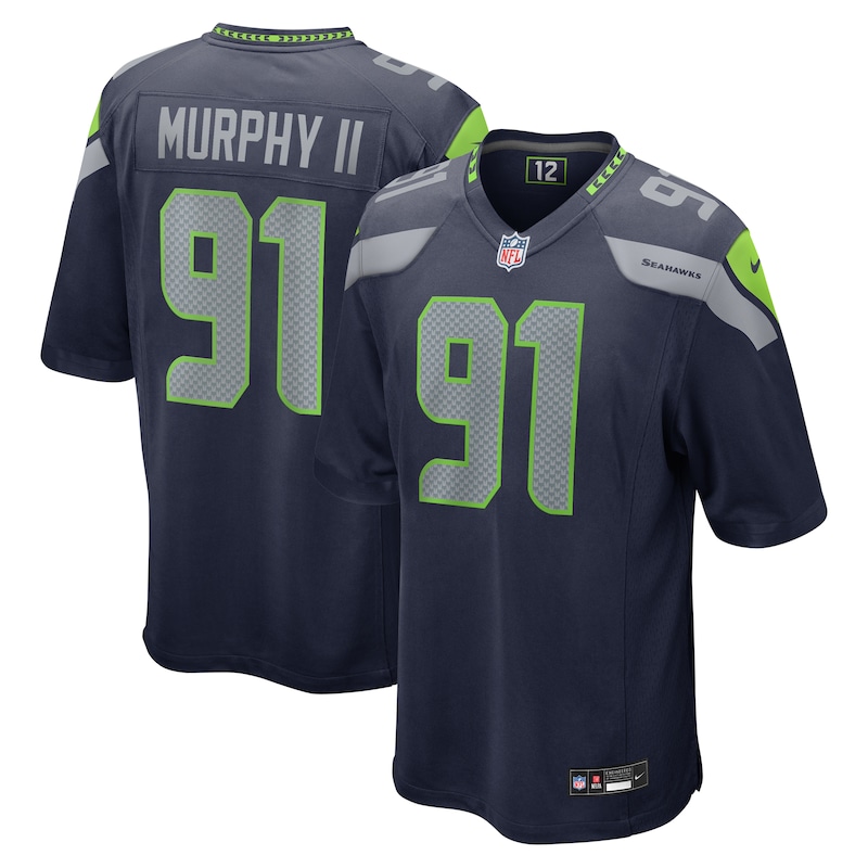 None Byron Murphy II Seattle Seahawks Football Franchise Game Jersey