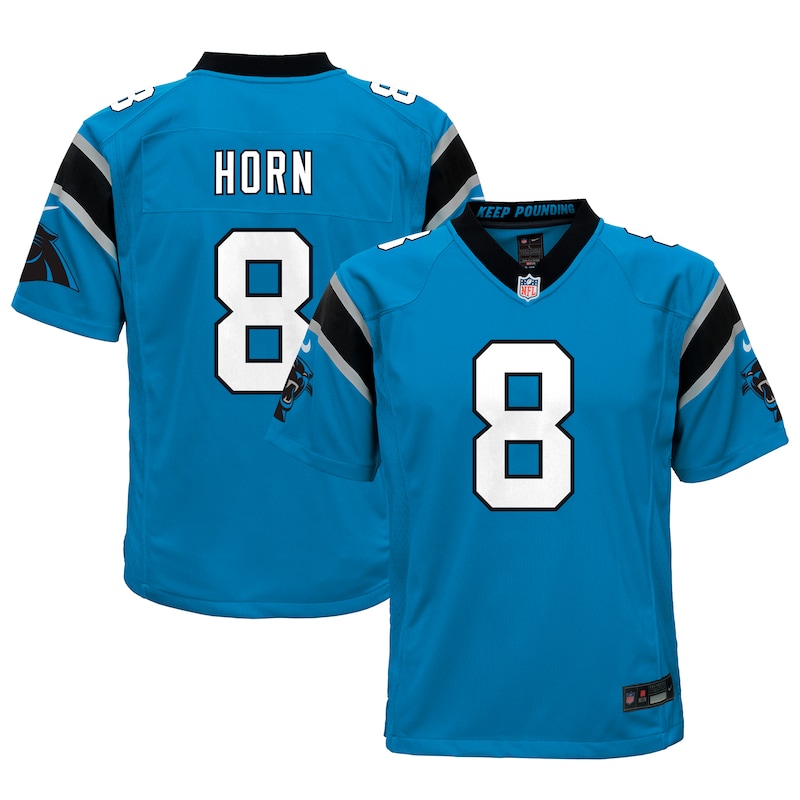 None Jaycee Horn Carolina Panthers Great Value Replica Jersey