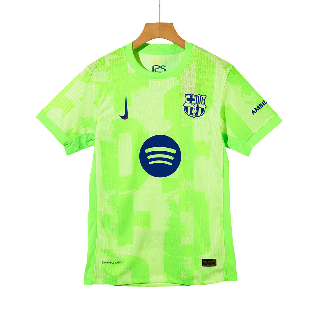 Player Version Barcelona Third Away Soccer Jersey 2024/25- Spotify Log