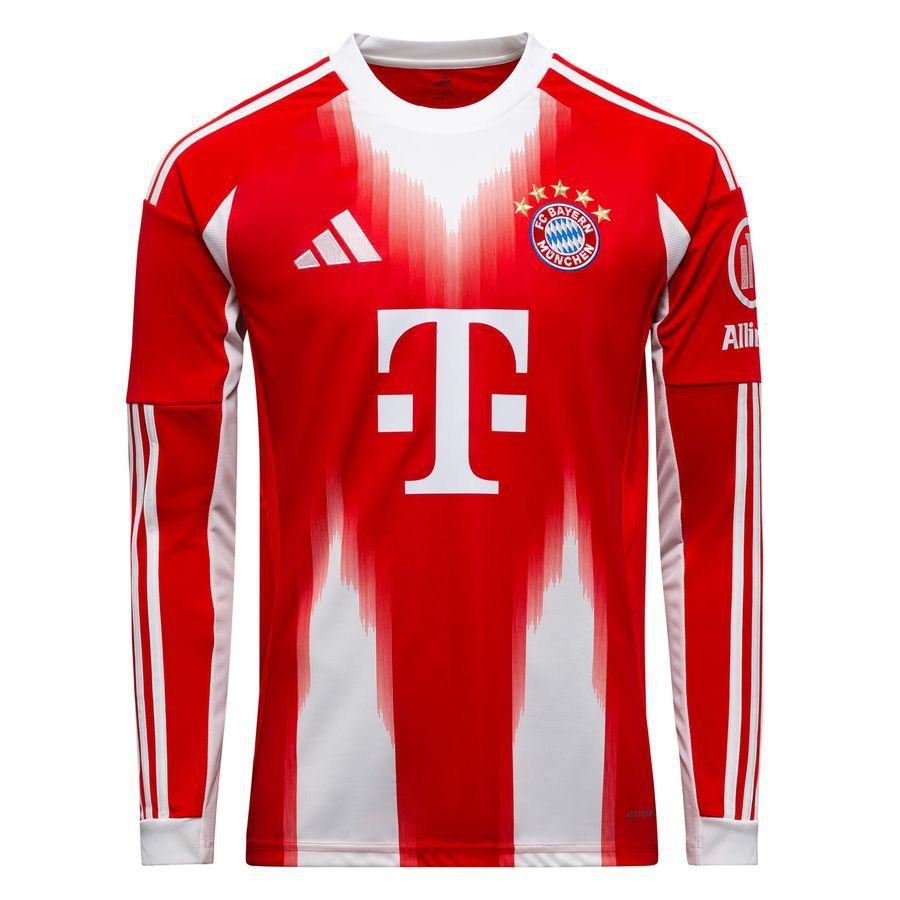 Bayern München Home Shirt 2025/26 Kids Long Sleeves