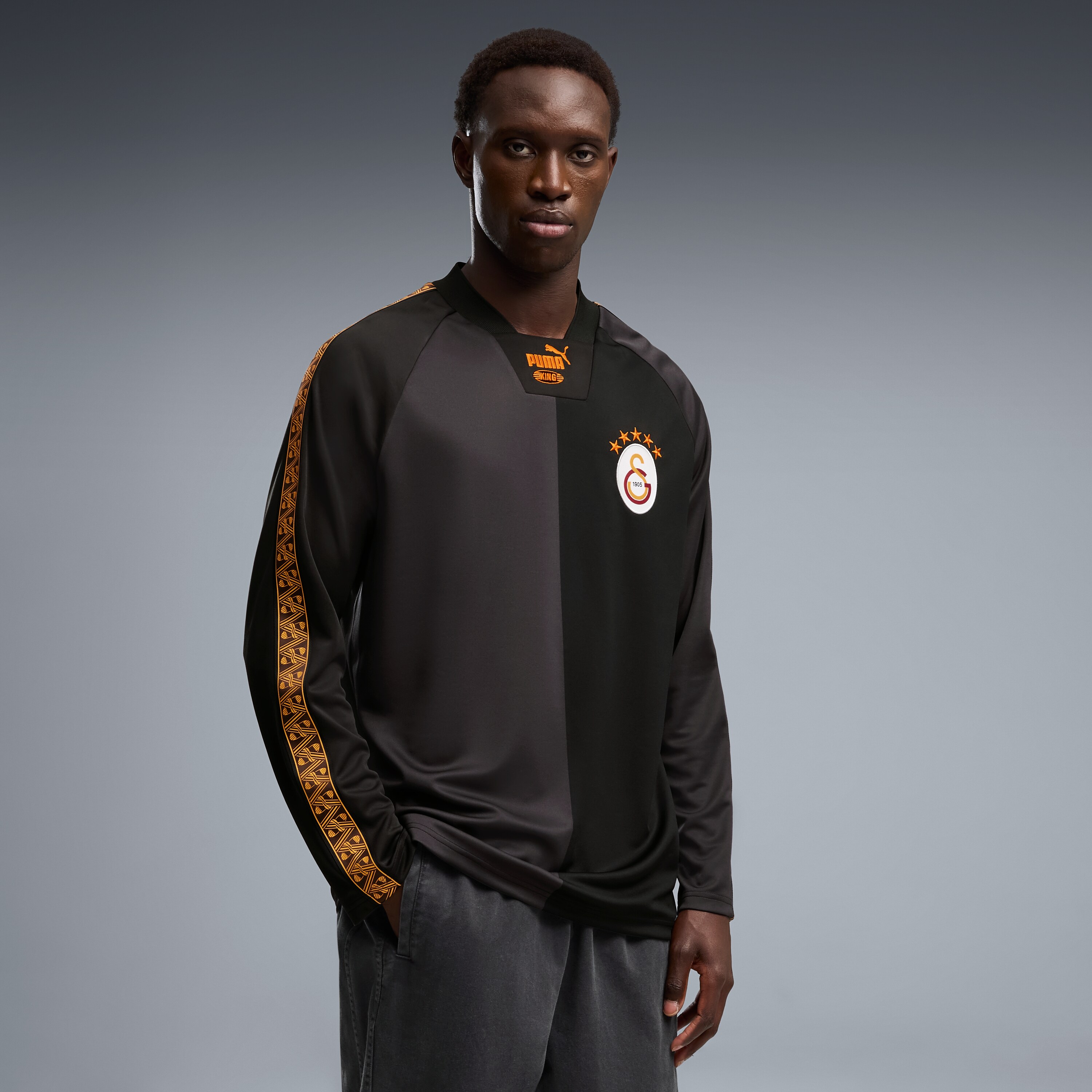 [SJH] Galatasaray 2026/27 King Long Sleeve Fashion Jersey - Black