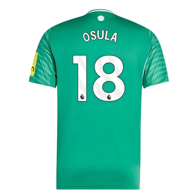 2025-20 Newcastle Authentic Away Jersey Osula #18 L S