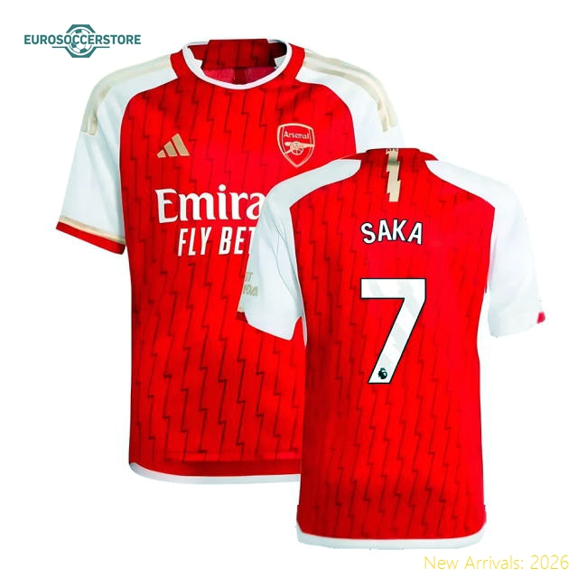 Child-friendly Arsenal Kids Jersey Saka 2023-2024 Kids-safe Technology