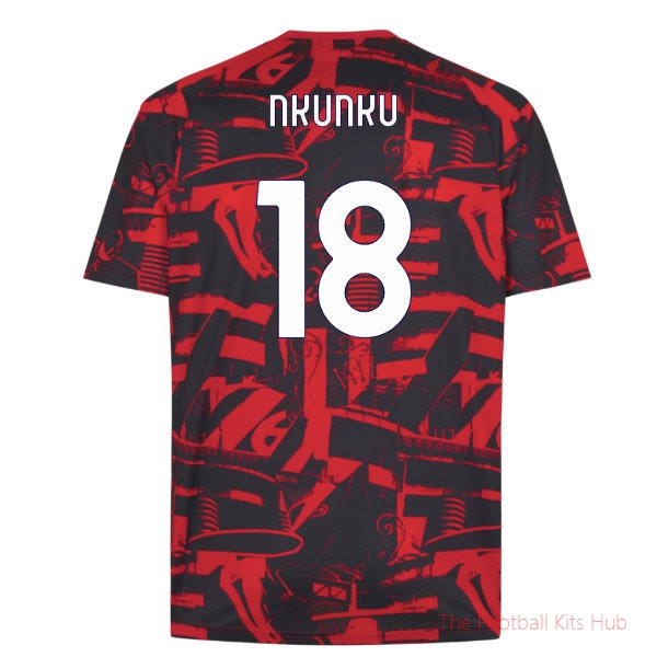 2026-2027 AC Milan Warm-Up Jersey Nkunku #18 Club Shirt