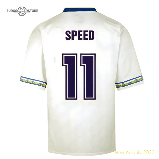 Top-grade Score Draw Leeds United 1993 Admiral Retro Football Shirt