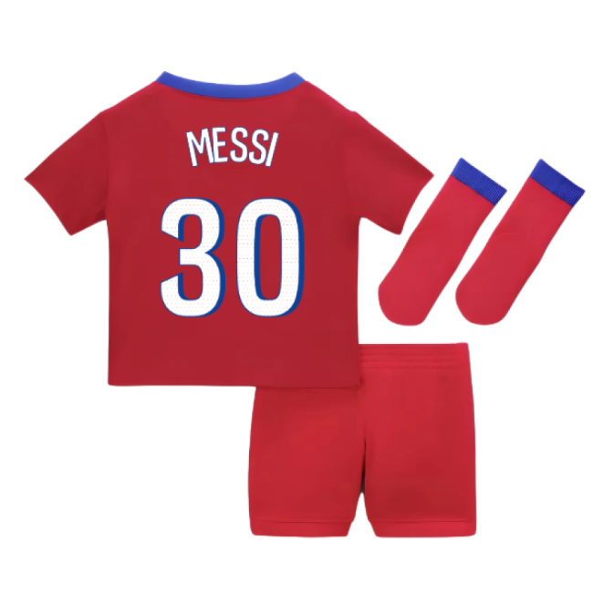 Popular Top-Quality 2025-2026 Psg Third Baby Kit (Messi 30)