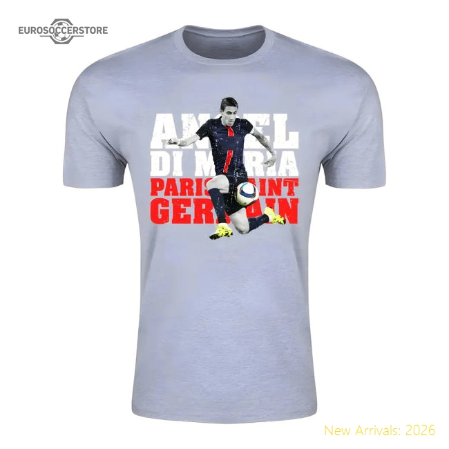 Trending Genuine Angel Di Maria Psg T-Shirt (Grey) - Kids