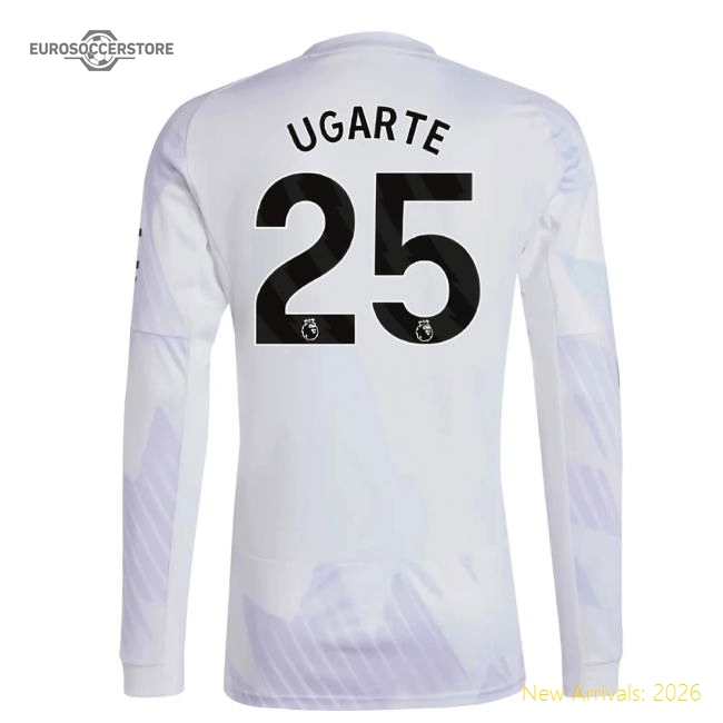 Luxury 2025-2026 Man Utd Long Sleeve Away Shirt (ugarte 25)
